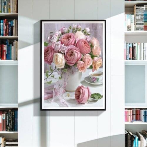 5d Embroidery Paintings Rhinestone Pasted Diy Diamond Painting New Handicrafts Embroidery Color Cross Stitch Home Decoration