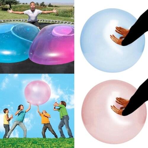 S M L Size Children Outdoor Soft Air Water Filled Bubble Ball Blow Up Balloon Toy Fun Party Game Great Gifts wholesale