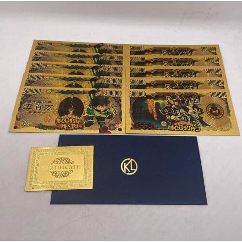 NEW Japanese Anime My Hero Academia Cards High Quality Anime Banknotes for Kids Cartoon Gifts for Collection Decoration