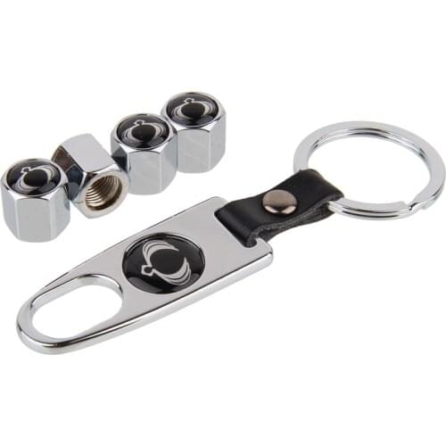 Auto Wheel Dust Cover For SSANG YONG Actyon Rexton Kyron Korando Rodius Key chain Wheel Decoration Tire Valve Caps Car Styling