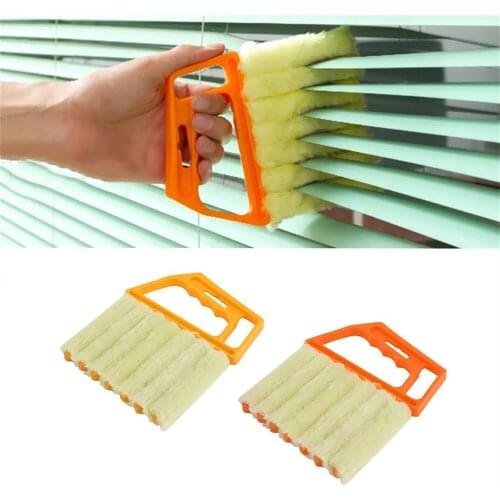 Random Color Microfiber window cleaning brush air conditioner dust cleaner cleaner with washable venetian blind cleaning cloth