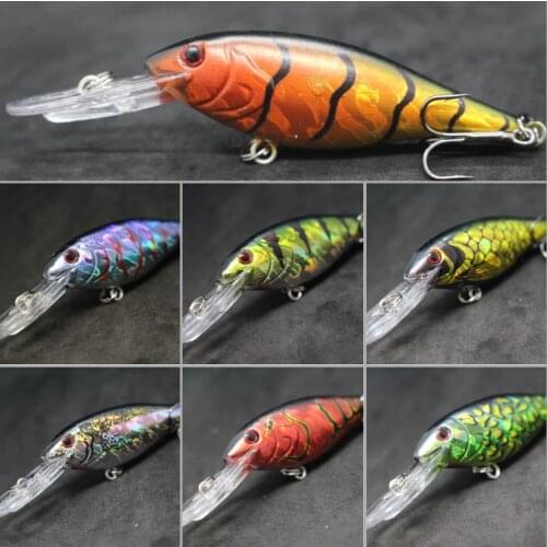 WLure 11g 9.5cm 2.5 Meter Diving Crankbait Very Tight Wobbling with Darting 20+ Colors Jerkbait Fishing Lure C187