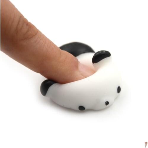 1PCS Cute Squishy Panda Mochi Squeeze Stretchy Kawaii Decompress Anti-stress Phone Straps charms