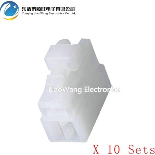10 Sets 3 Pin plastic shell waterproof car connector with terminal DJ7034-6.3-21 3P connector