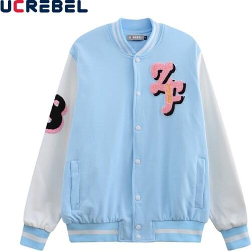 Letter Embroidery Baseball Jacket Mens Autumn Contrast Paneled Casual Varsity Jacket Streetwear Loose Outerwear Men