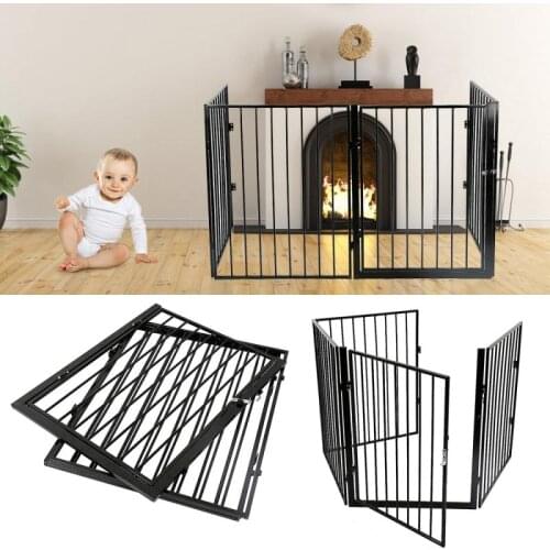 Baby Pet Safety Playpen Iron Fence Puppy Kennel House Exercise Training Puppy Kitten Space Dog Gate Supplies For Rabbit HWC