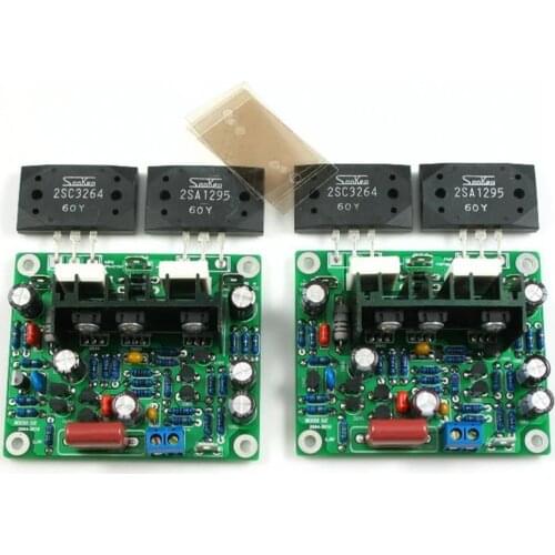 MX50 SE SANKEN 2SA1295 2SC3264 Dual Amplifier Board Assembled AMP 15W-100W