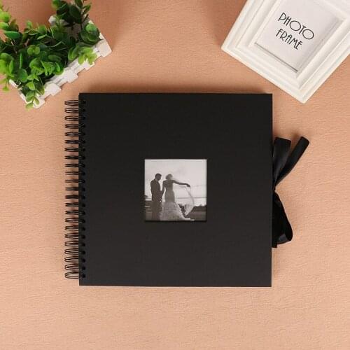 18 "DIY coil bow album window handmade lovers photo album photocard album scrapbooking photo album