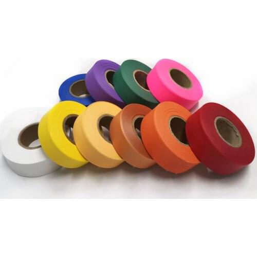 Customized Color Flagging Tape Agriculture Marking Tape Anti-UV Ribbon Guangdong Factory Sale Directly