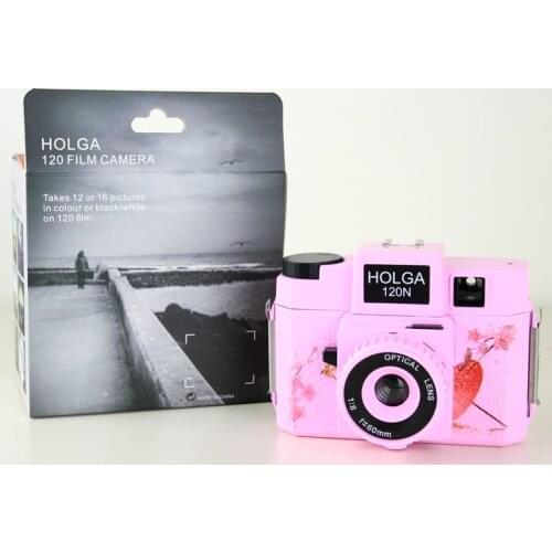 HOLGA 120 Medium Format Camera 120N / N Pink Cherry blossom edition Lomography Lomo Kodak Fujifilm