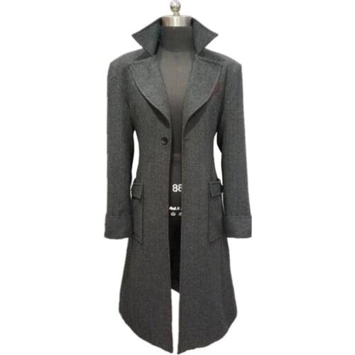 2019 Fantastic Beasts and Where to Find Them 2 The Crimes of Grindelwald Newt Scamande Overcoat Cosplay Costume Custom Made