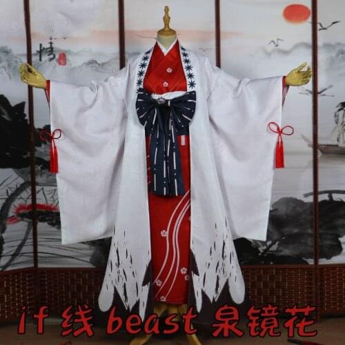 Anime Bungou Stray Dogs Cosplay Costumes Kyouka Izumi Japanese Kimono Outfits Halloween Carnival Fancy Party Suits Custom Made
