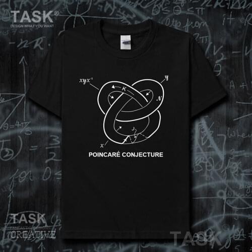 Poincare Conjecture Topology Printed T-Shirt Summer Cotton Short Sleeve O-Neck Unisex T Shirt New XS-3XL