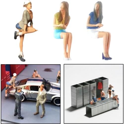 RACE MEDAL 1/64 Scale Mini Figures People Tourist Scene Railway S Gauge