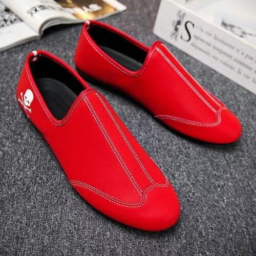 Sneakers canvas shoes men men driving shoes men mules summer half-drag slippers loafers men moccasins