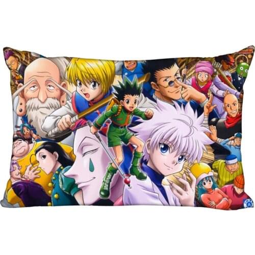 New Arrival HUNTER×HUNTER Pillowcase Decorative 45x35cm(One Side) Rectangle Zipper Print Pillowcase New Year Pillow Cover