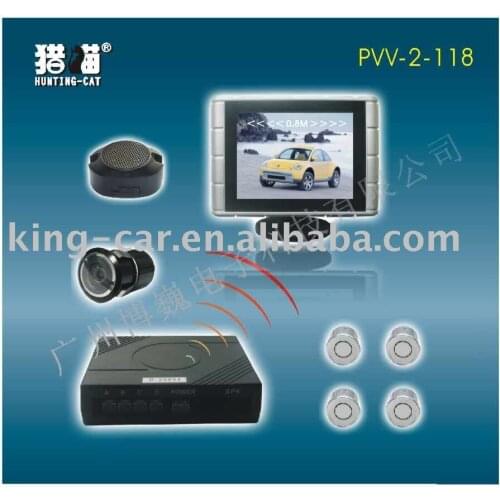 Parking sensor parking camera with 3.5"TFT display