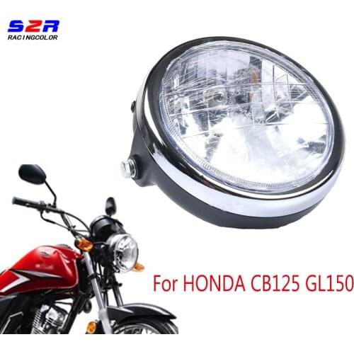 S2R Headlights Classic Round Moto Headlight Headlamp For HONDA CB125 GL150 CB 125 GL 150 Motorcycle Headlight