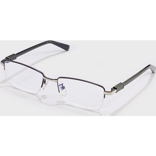 Men Women Half Eyeglasses Frame Brand Design Prescription Glasses Rectangle Spectacles Myopia Glasses Frame