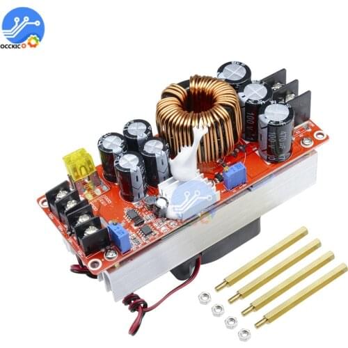 10-60V to 12-90V DC-DC 1500W 30A Step-UP Boost Adjustable Power Supply Converter Charger Voltage Regulator for DIY Kit