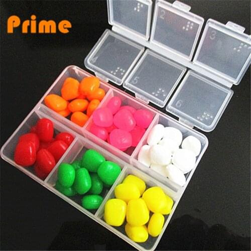 Carp fishing floating corn artifical pop up baits fishing lures tiger nut bait rocket 60 pcs 6 colors assorted IN box