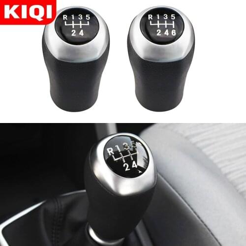 KIQI 5 6 Speed Manual Shift Knob Gear Lever Shifter Head Handball Fit for Hyundai Elantra GT Accent Solaris Avante MD I30 MT