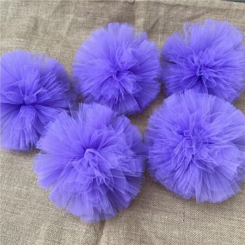 10cm/15cm/20cm/30cm Tulle pompoms Party wedding decoration tulle pom pom baby shower pink white