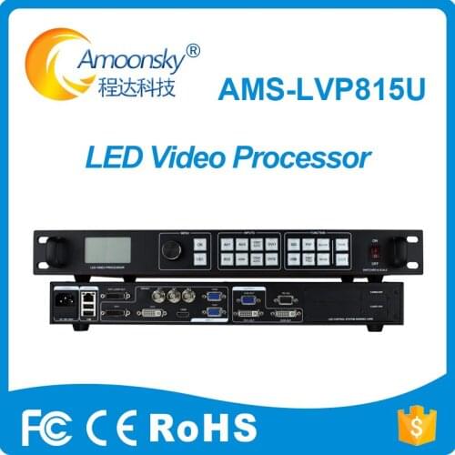 Usb full color led display screen controller AMS-LVP815U project video processor for indoor outdoor led billboard hot selling