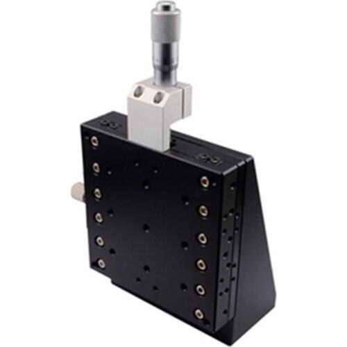 Z-axis 90X90mm Vertical Adjustable Precision Linear Stage Cross-roller Bearing For Automation Printing Equipment