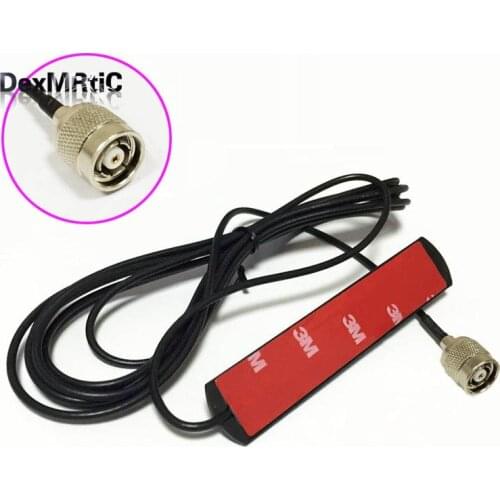 1PC 3G 4G LTE patch antenna 3dbi 3meters extension cable RP TNC male connector