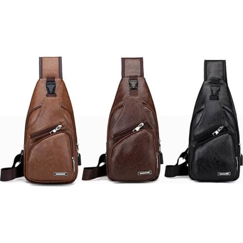 1PC Chest Bag Casual Functional Men Waist Money Phone Chest Belt Pack 2021 Usb Bag Outdoor Charge Sports Bag Belt J0U5