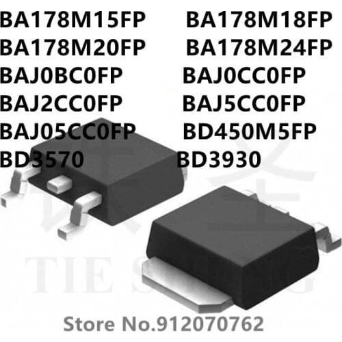 10PCS BA178M15FP BA178M18FP BA178M20FP BA178M24FP BAJ0BC0FP BAJ0CC0FP BAJ2CC0FP BAJ5CC0FP BAJ05CC0FP BD450M5FP BD3570 BD3930