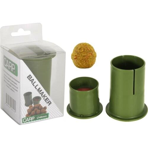 2PCS Fishing Lure Ball Shaper Ground Bait Ball Portable Carp Maker Fishing Lure Equipment Feeder Bait Making Accessories