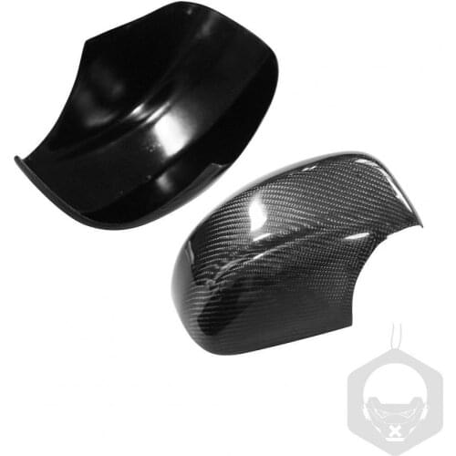 2Pcs Rear-view Mirror Protectors Universal Accurate Dimension Carbon Fiber Dedicated Side Mirror Covers for Nissan GTR R35 2008