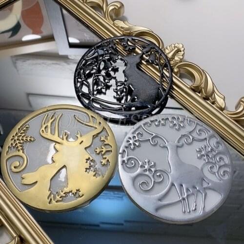 3Pcs Cat Christmas Elk Pendant Crystal Epoxy Resin Mold DIY Crafts Decorations Jewelry Making Tool Ornament Silicone Mould