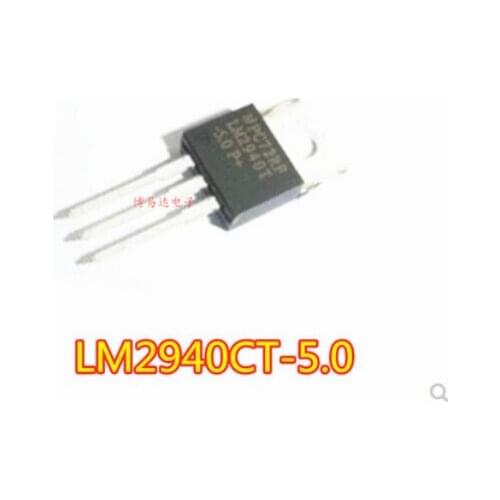 Free Shipping 100pcs LM2940CT-5.0 LM2940-5.0 TO-220 PMIC