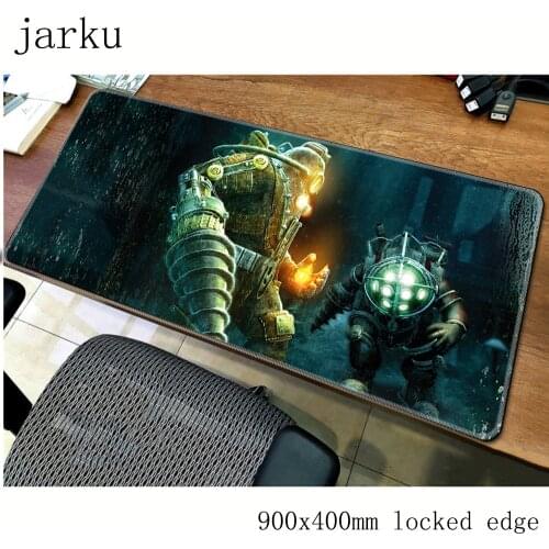 Bioshock mouse pad gamer 900x400mm notbook mouse mat large gaming mousepad large hot sales pad mouse PC desk padmouse