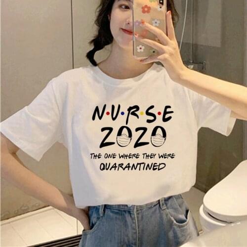 Nurse Queen Summer female T-shirt The ones who saved the world printing female T-shirt fashion T-shirt white Tshirt