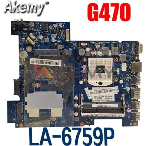 For lenovo G470 Laptop motherboard PIWG1 LA-6759P HM65 DDR3 100% working well