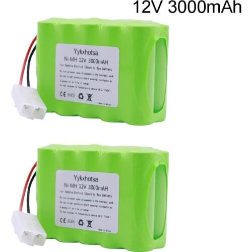 12V 3000mAh Ni-MH AA Battery 12V NiMH Batteries Pack high capacity nimh Battery for remote control toy car boat truck toys model