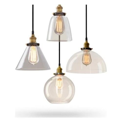 New Modern Dining Room Kitchen Restautant Pendant Lighting Glass Lampshade Decor Lamp