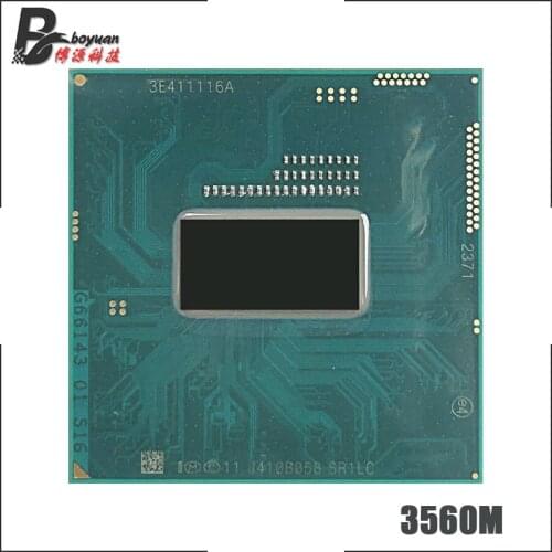 Intel Pentium 3560M SR1LC 2.4 GHz Dual-Core Dual-Thread CPU Processor 2M 37W Socket G3 / rPGA946B