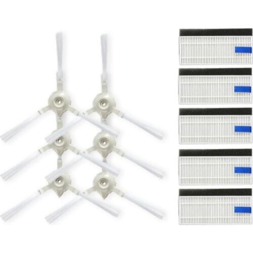 Vacuum Cleaner HEPA Filter Side Brush for Rowenta smart force essential Aqua Robotic Vacuum Cleaner Parts Accessories