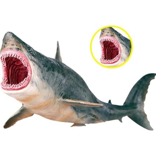 Realistic Large Shark Toys Plastic Ocean Animal Shark Figurine Education Cognitive Toy Party Favor Shark Model for Children 97BC