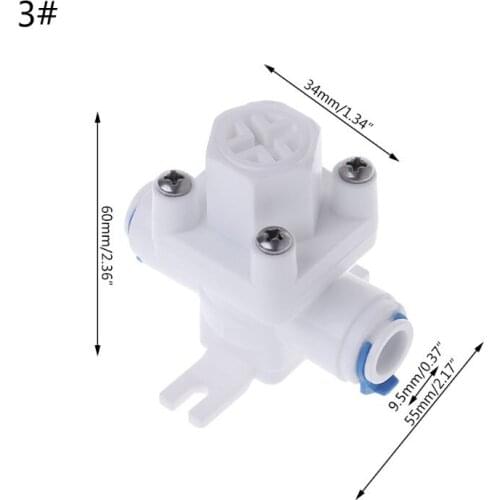 Water Purifier Pressure Reducing Valve RO System 1/4\" 3/8\" Hose Quick Connector