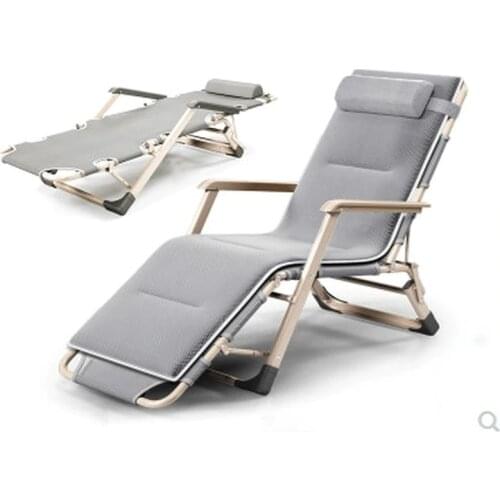 Fishing Chair Metal Modern Beach Chairs Folding bed siesta bed simple siesta couch chair office siesta bed WY429