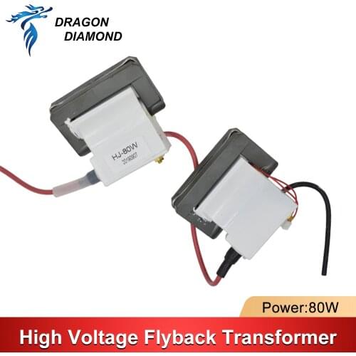 DRAGON DIAMOND 80W High Voltage Flyback Transformer For 80W CO2 Laser Engraving Cutting Machine