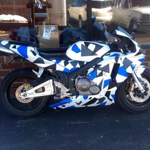 Hot Sale 10/20/30/40/50cm*152cm Blue white black Camouflage Adhesive PVC Vinyl Film Car Wrap DIY Decal For Motorcycle