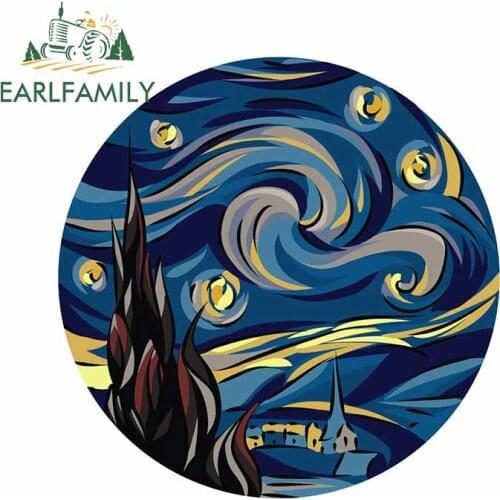 EARLFAMILY 13cm x 12.9cm for World Art Chihiro Personality Creative VAN Car Stickers JDM Accessories Anime Waterproof Decals