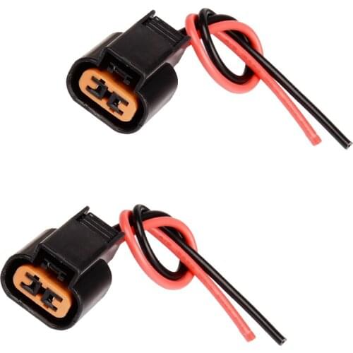 YUNPICAR Front Left or Right Vehicle ABS Wheel Speed Sensor Connector Wiring for Mitsubishi Pajero Shogun 2pack